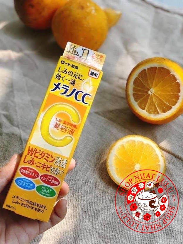 Serum tinh chất từ Vitamin C Melano CC Rohto Nhật Bản giúp sáng da, mờ thâm mụn, nám, tàn nhang
