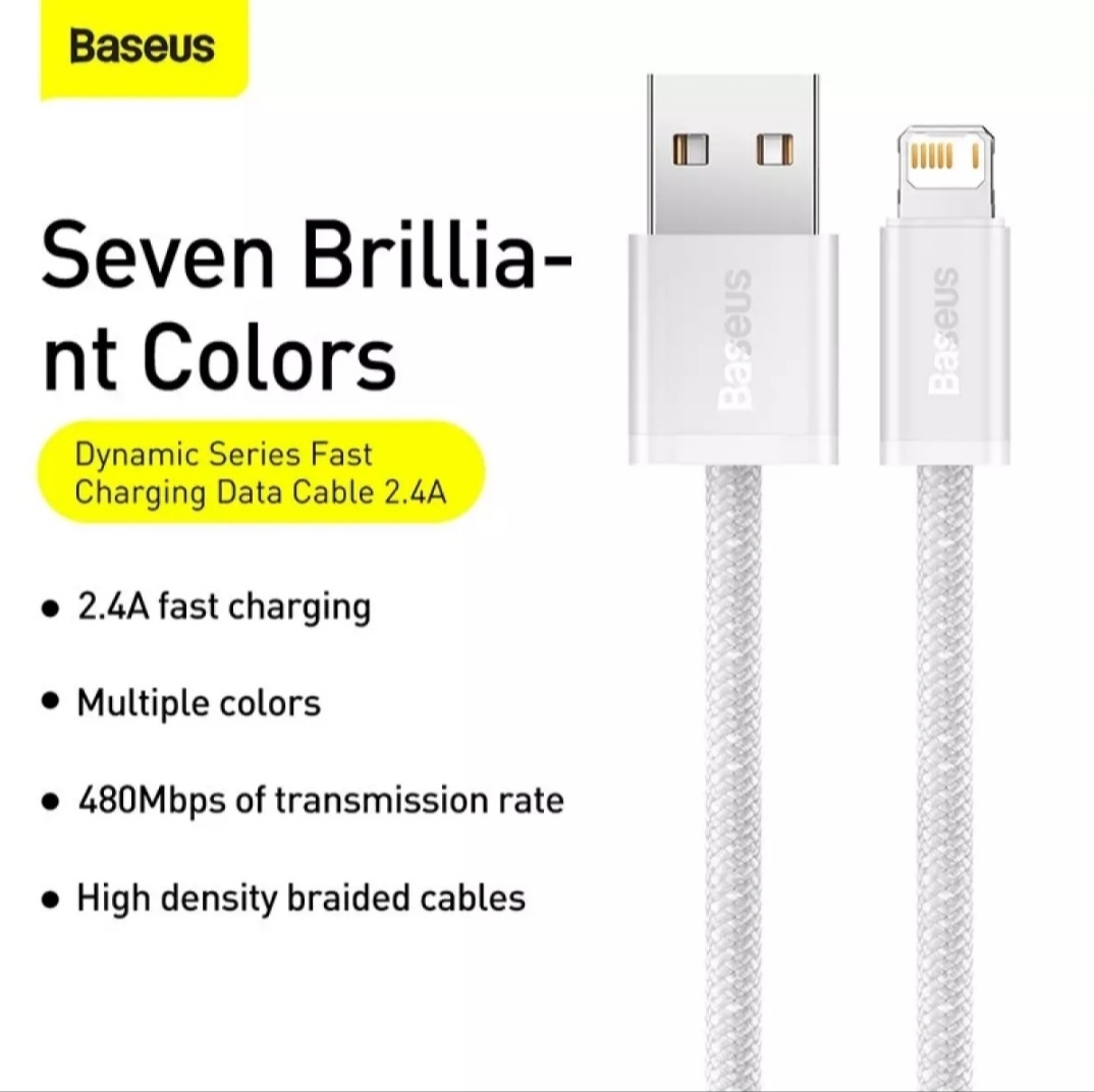 Cáp sạc nhanh 2.4A đầu cắm USB cho iPhone