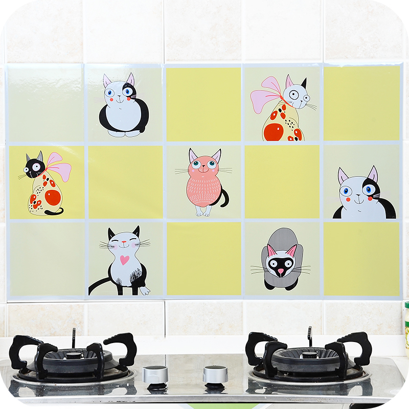 Miếng Giấy Dán Nhà Bếp Cách Nhiệt Chống Dầu Mỡ - Decal Dán Bếp (75x45cm)