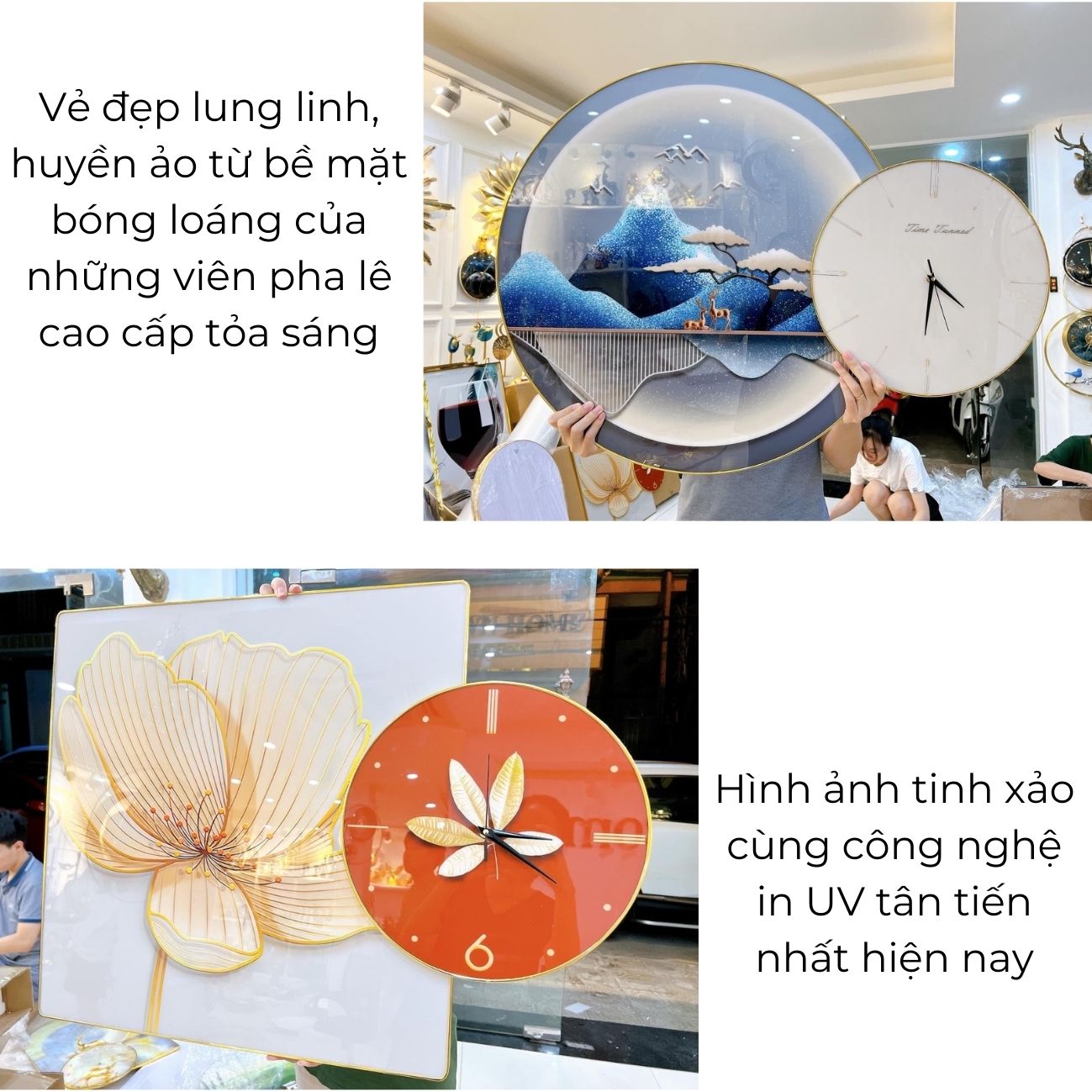 Tranh treo tường Phi Hành Gia 3D tráng gương đẹp 10 mẫu chất liệu tranh tráng gương pha lê nhiều kích thước tranh phi hành gia đẹp Astronaut Wall Art