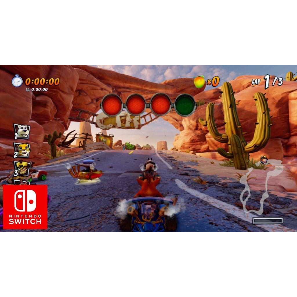 Băng Game CTR Crash Team Racing Nitro Fueled cho máy Nintendo Switch