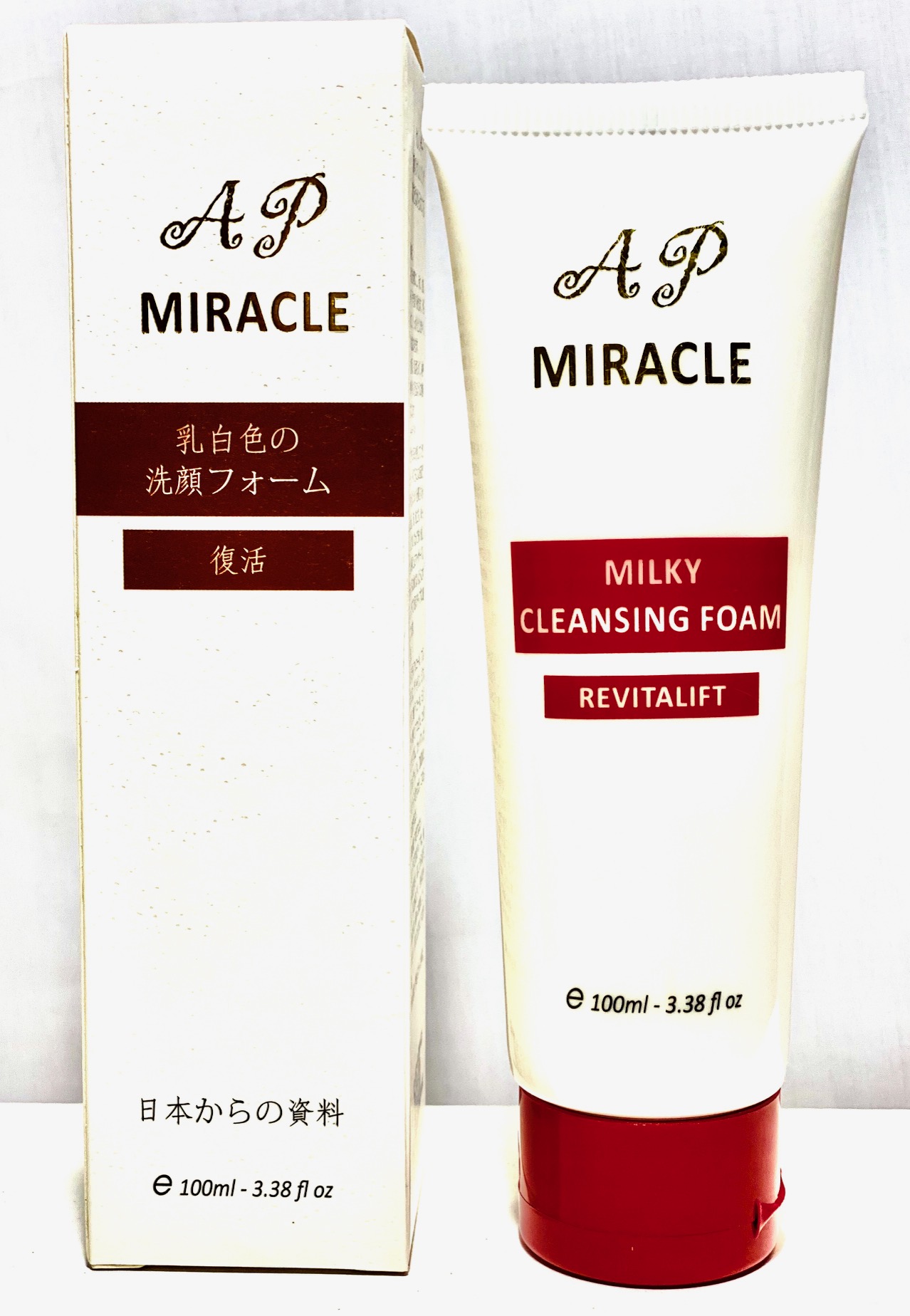 SỮA RỬA MẶT TRẮNG DA LÃO HÓA 100ML AP MIRACLE