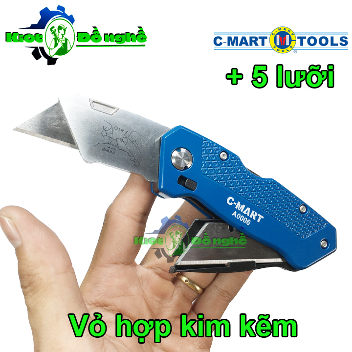 Dao rọc cáp điện gấp gọn c-mart a0006 - kiot đồ nghề