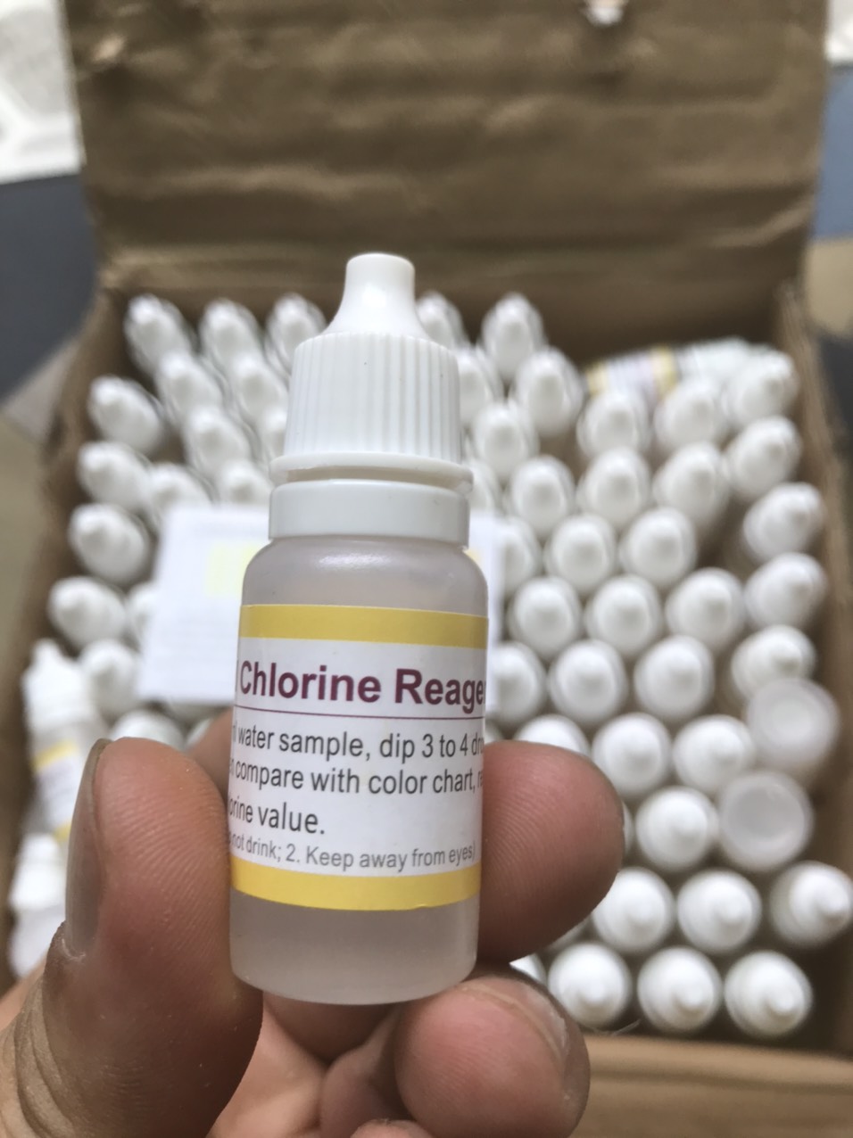 Dung dịch thử clo dư trong nước máy