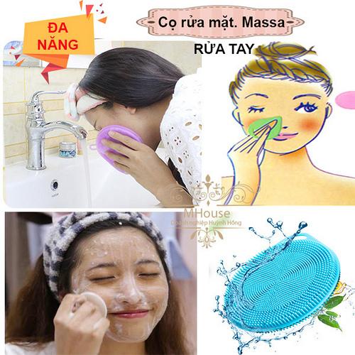Miếng Rửa Mặt Massage Miếng Rửa Đa Năng