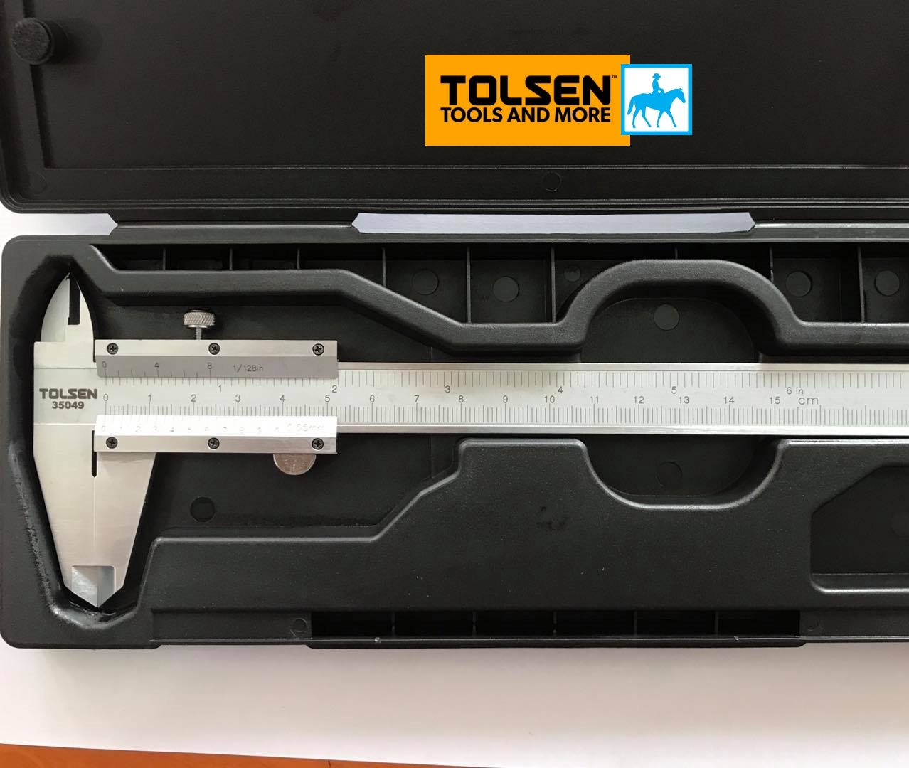 Thước Kẹp 150mm 0.05mm Vernier Caliper TOLSEN 35049