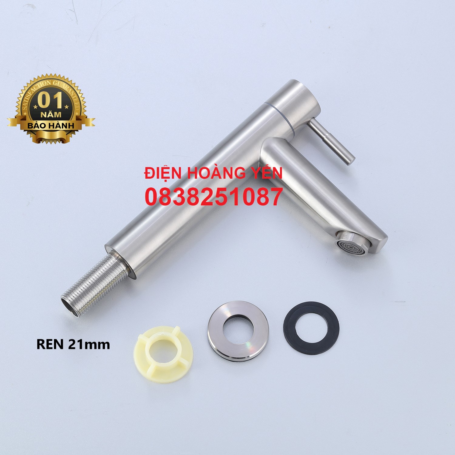 vòi rửa mặt lavabo lạnh inox 304