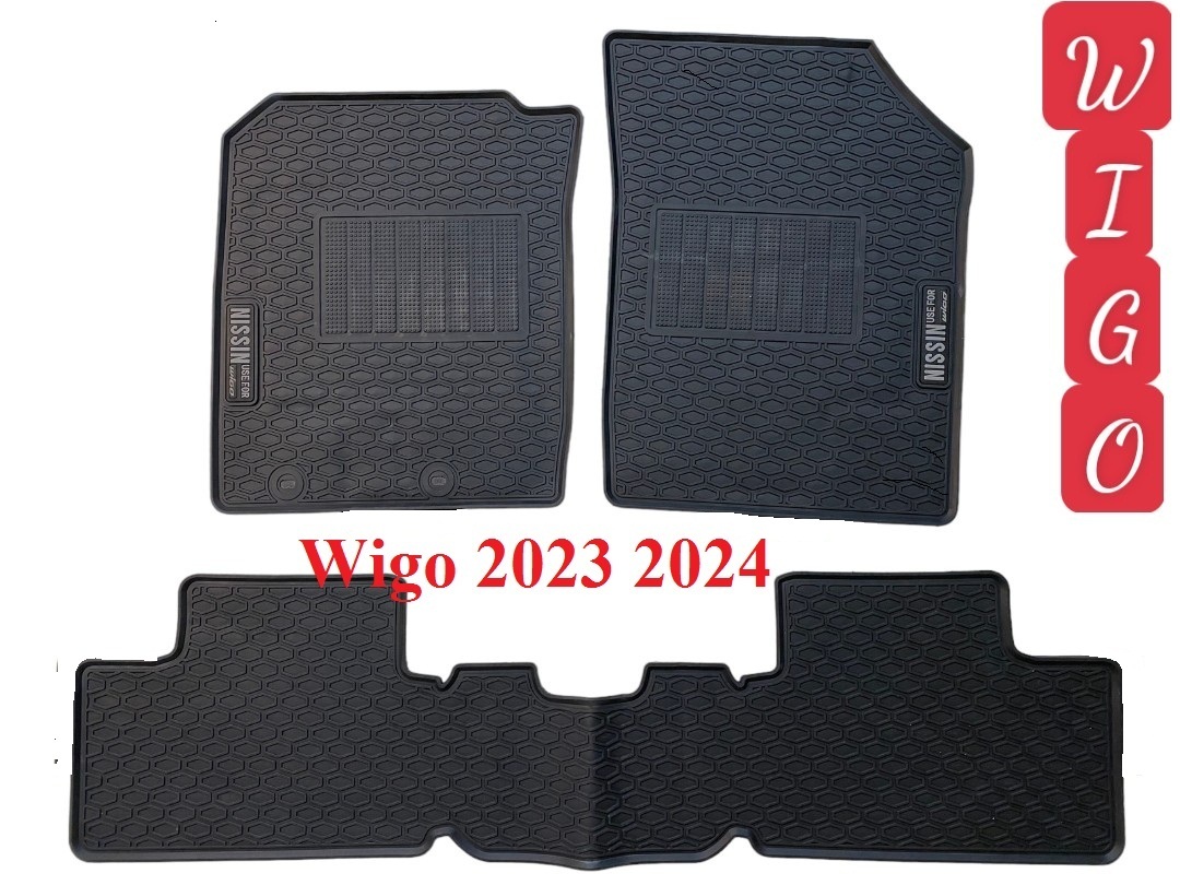 LÓT SÀN CAO SU THEO XE WIGO, THẢM CAO SU WIGO 2018 - 2022-2023 2024 2025