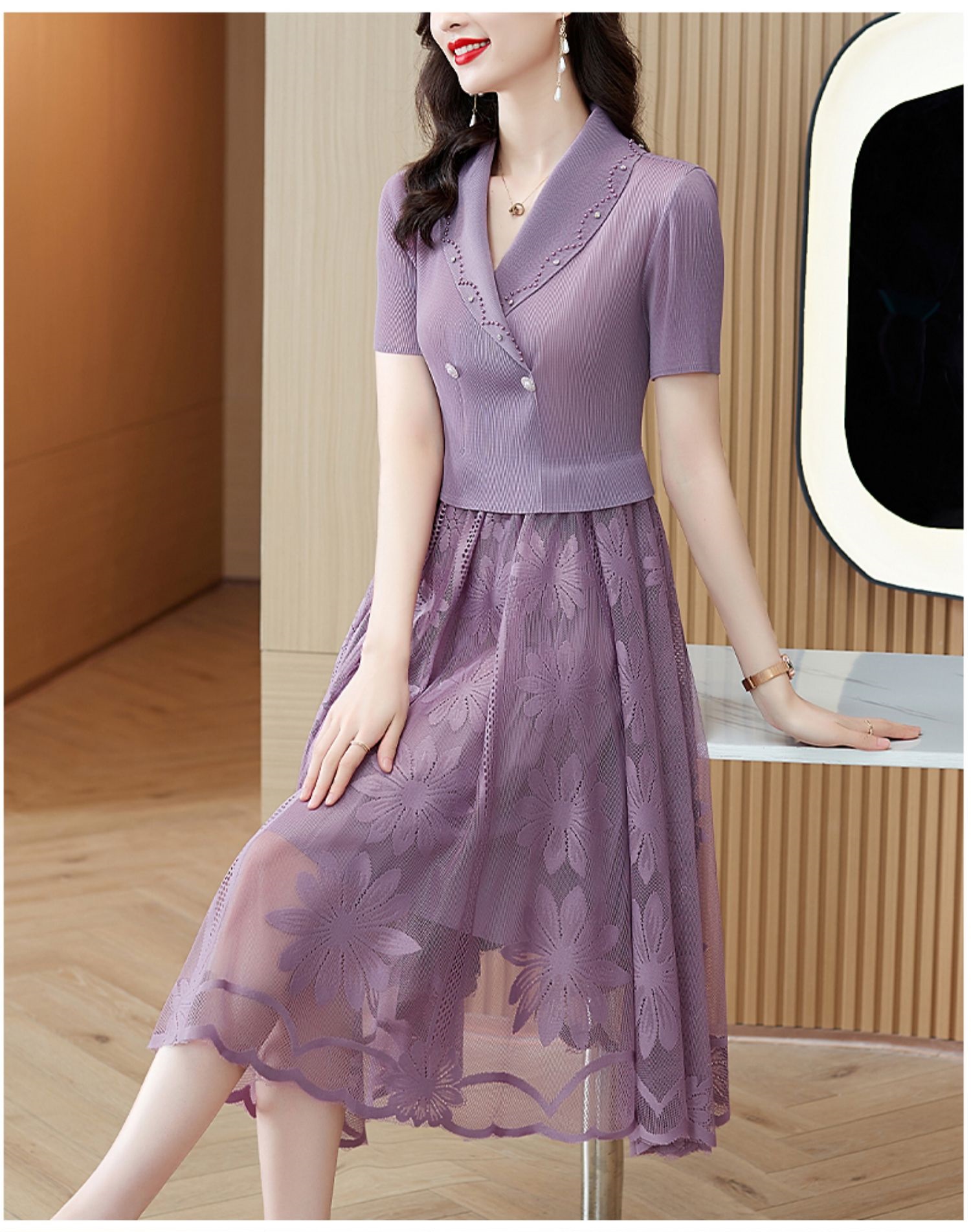 ĐẦM TRUNG NIÊN CAO CẤP , len xòe