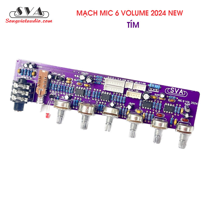 MẠCH MIC 6 VOLUME - KÈM DÂY