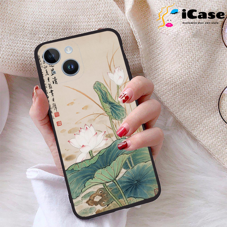 Ốp lưng iPhone 14 viền dẻo TPU BST Sen