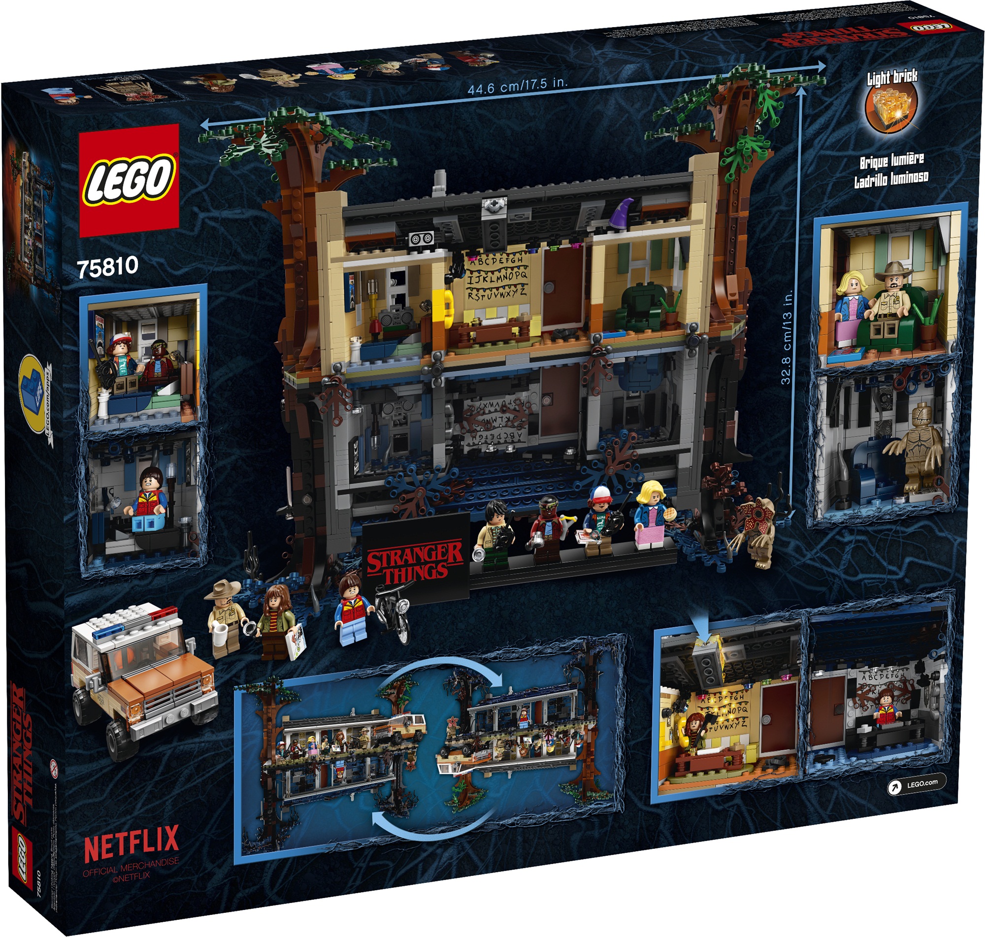 75810 LEGO Stranger things The Upside Down - Nhà up ngược.