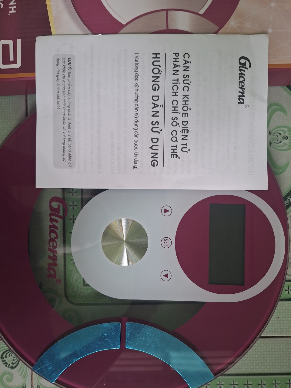 CÂN SỨC KHỎE ĐIỆN TỬ GLUCENA