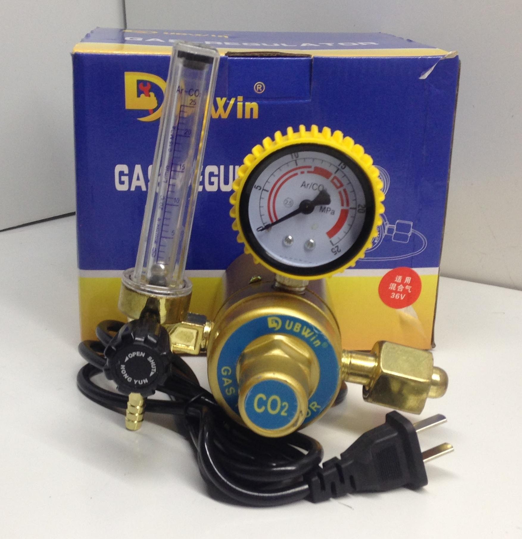 Argon regulator adjusment
