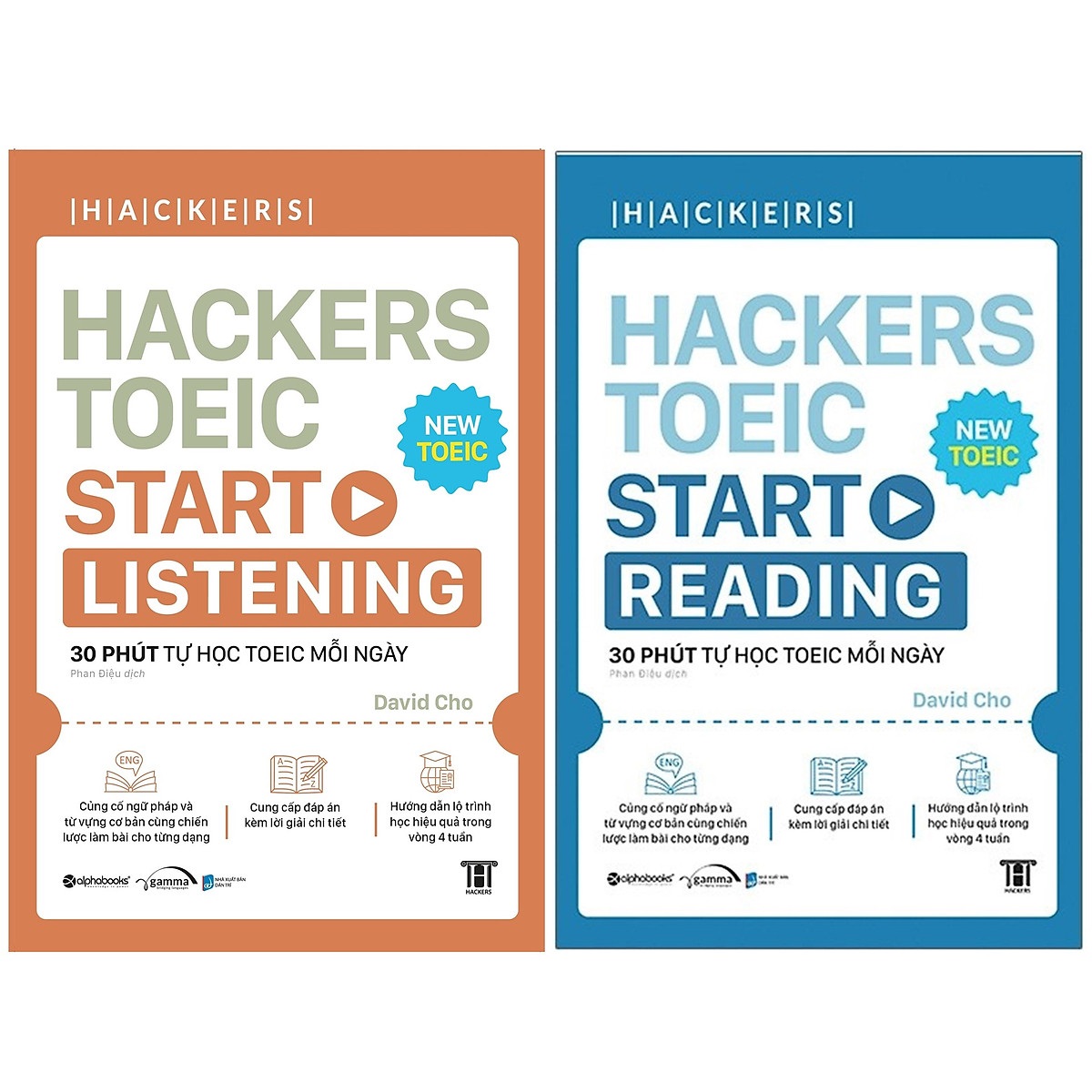 Combo Sách Hacker TOEIC - 30 Phút Tự Học TOEIC Mỗi Ngày Hackers TOEIC