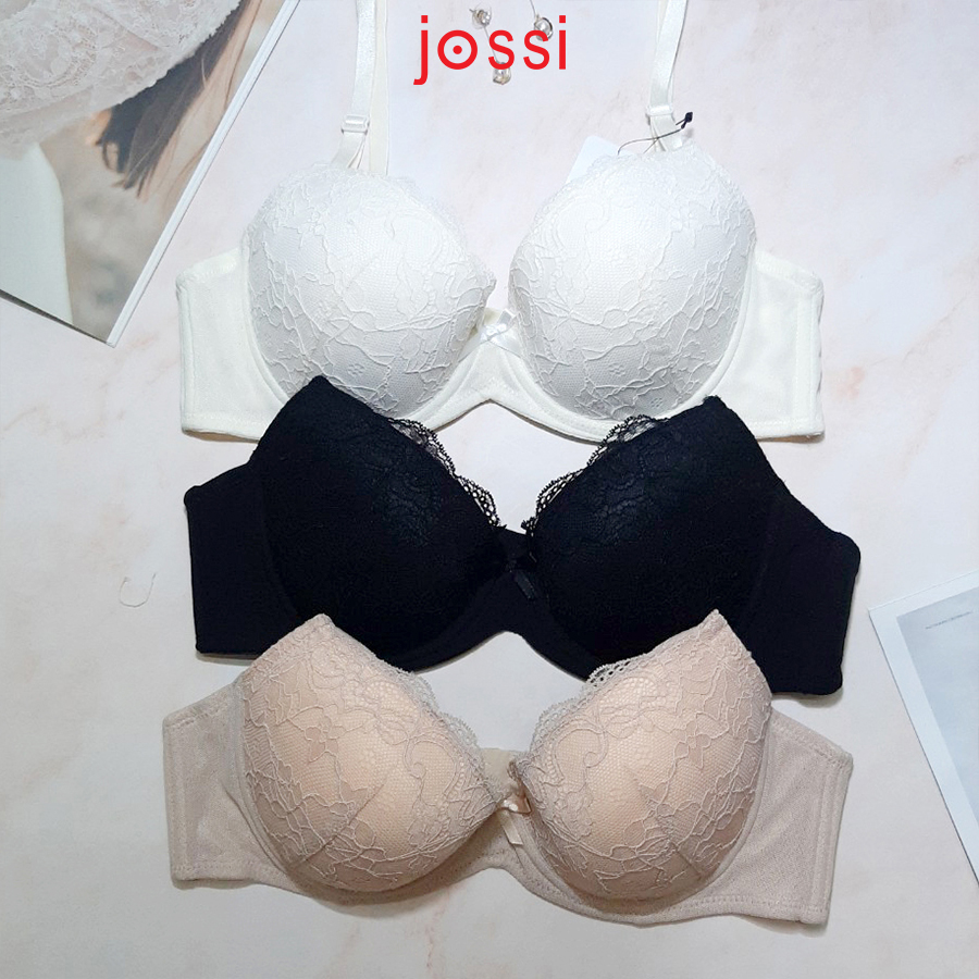 Áo lót ren mút mỏng cúp xéo - Jossi 9018