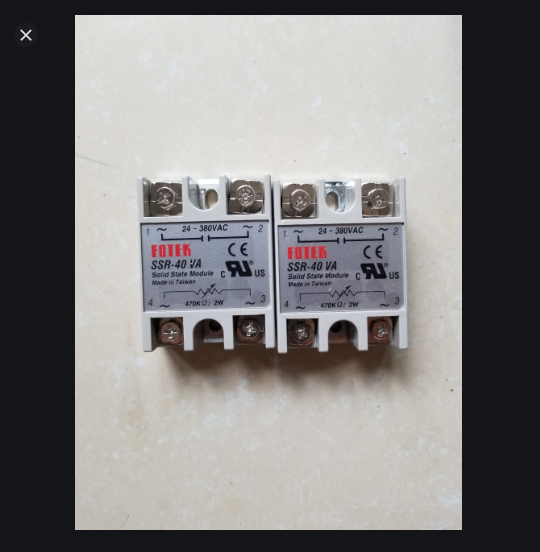 Rơ  le bán dẫn, Solid State Module SSR - 40DA 40VA 40AA ( Relay Rơ le bán dẫn ) Fotek