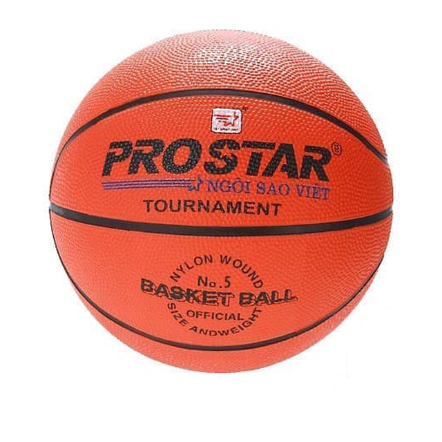 Quả bóng rổ cao su Prostar số 5 (màu cam)