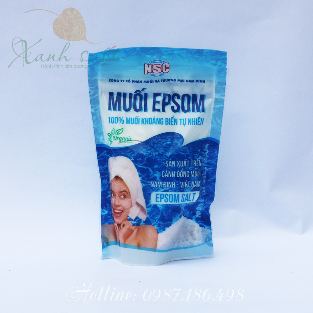 [NSC] Muối Tắm Epsom- Muối Tắm Cho Bé- Epsom Salt [Xanh Suốt]