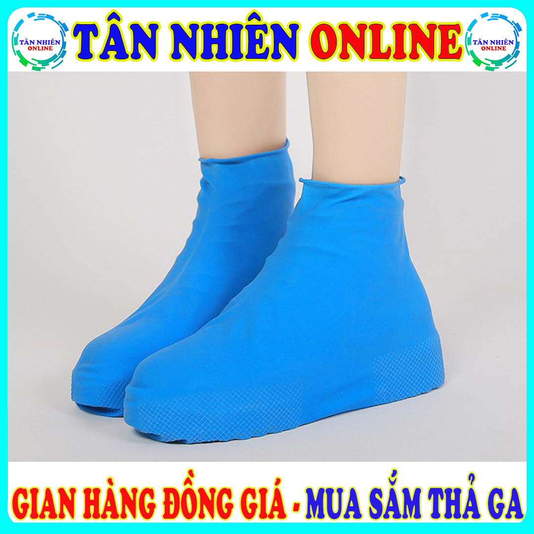 Bọc giày đi mưa xịn loại dày tiện lợi khi trời mưa, đồng giá 59k, Tân Nhiên Online