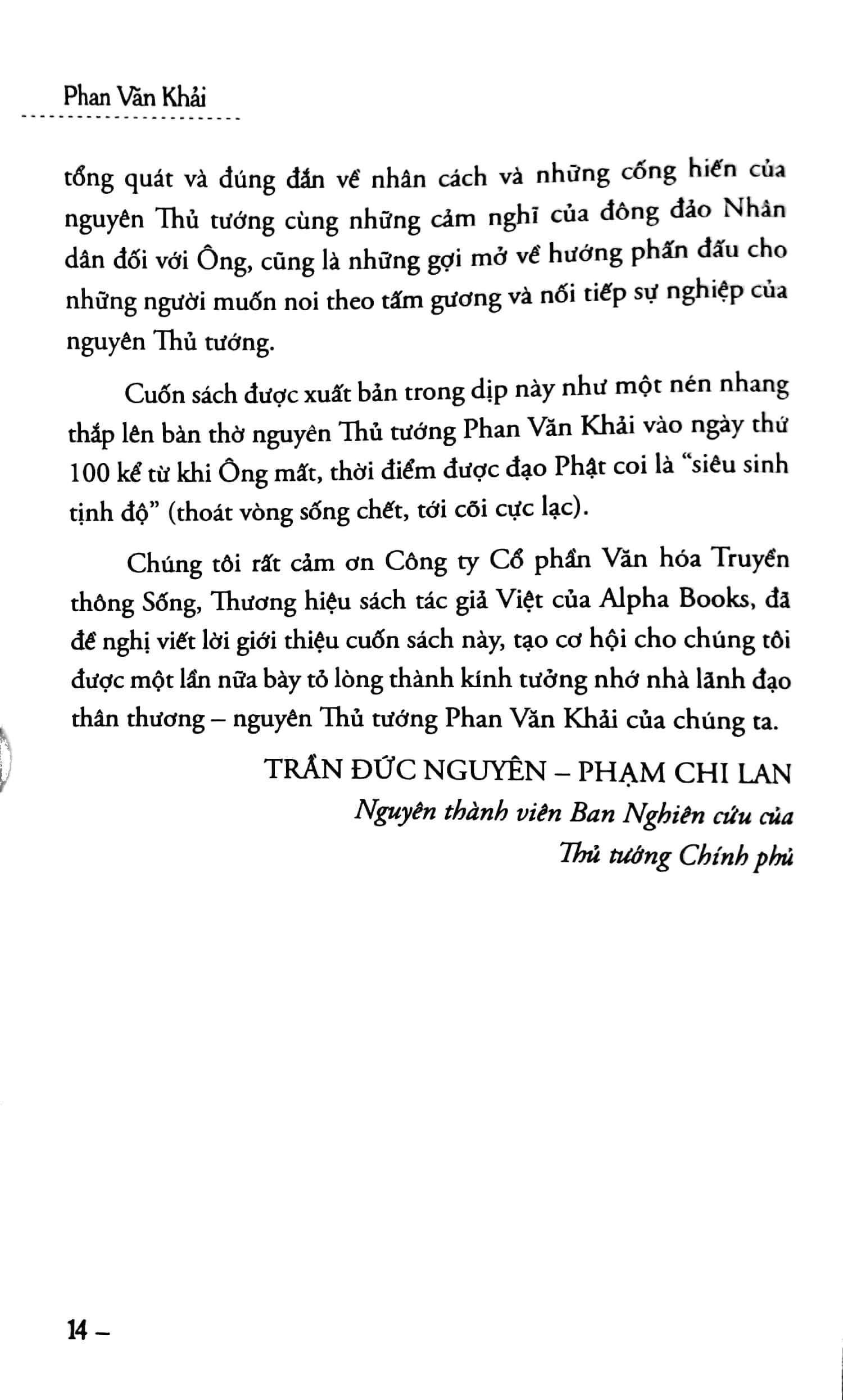 Sách - Phan Văn Khải: Những hồi ức đặc biệt