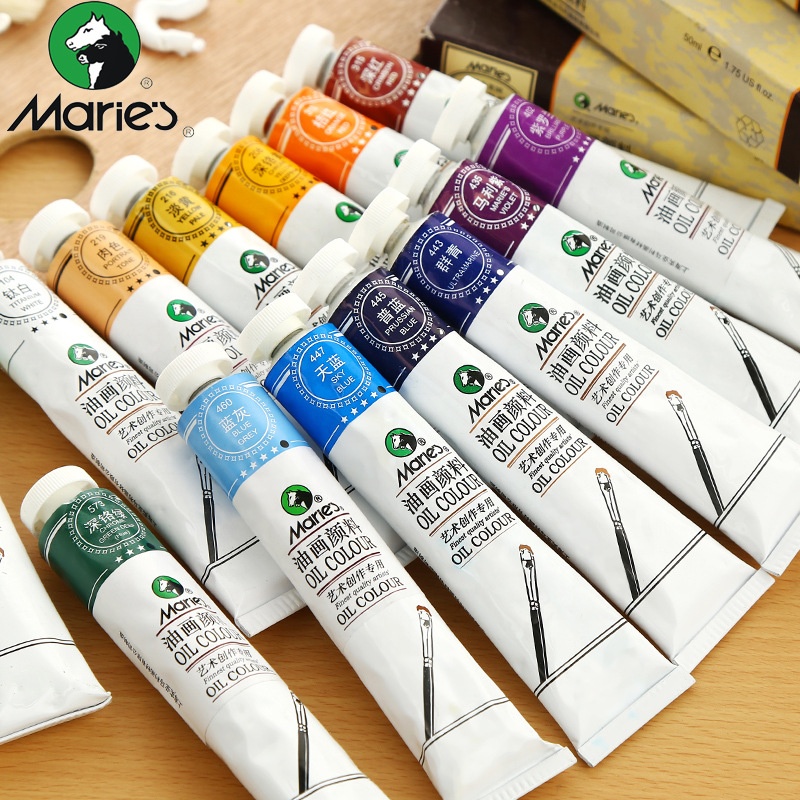 [HCM]BÁN LẺ - MÀU SƠN DẦU MARIES DẠNG TUÝP 50 ML