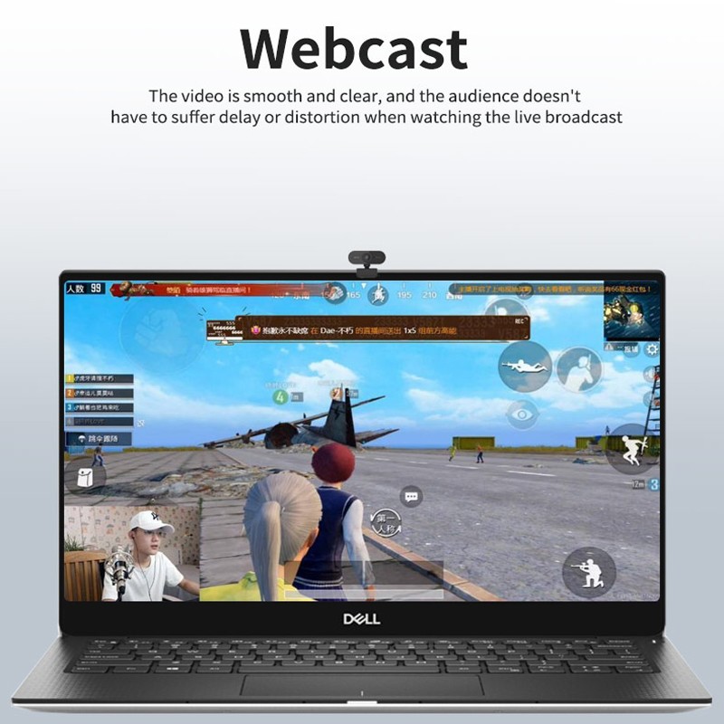 Webcam Full HD 1080P Webcams With Microphone For Video Calling Camera