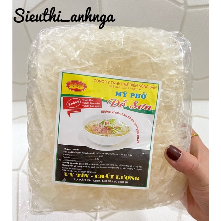 Mỳ Phở Đồ Sơn gói 350g ( Đốt Điện loại 1)