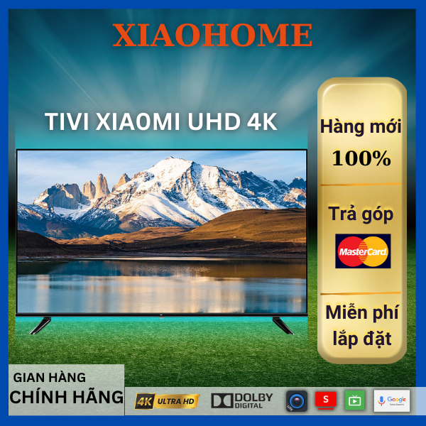 Tivi thông minh giá rẻ 55 inch & 32 inch - Android Tivi Xiaomi 4k EA55 55 inch Model 2023 & Tivi EA32 32 Inch Model 2023 - Chính Hãng 100% - XIAOHOME - FREESHIP TOÀN QUỐC