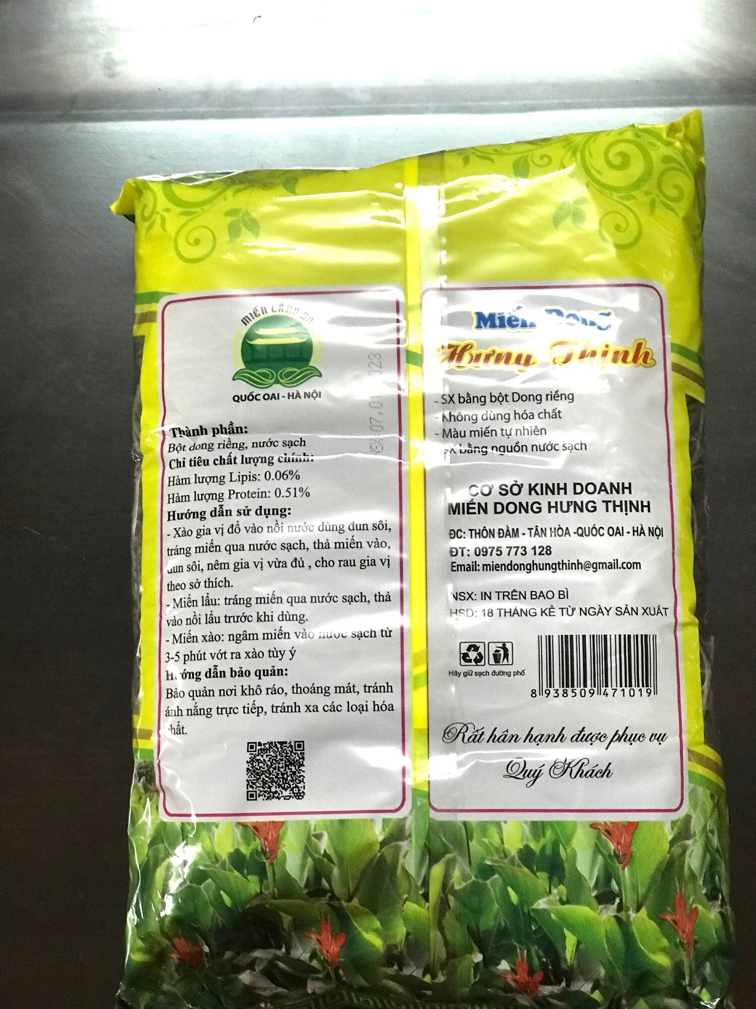 Miến dong Đặc sản làng So Hưng Thịnh 500gr _hàng ngon