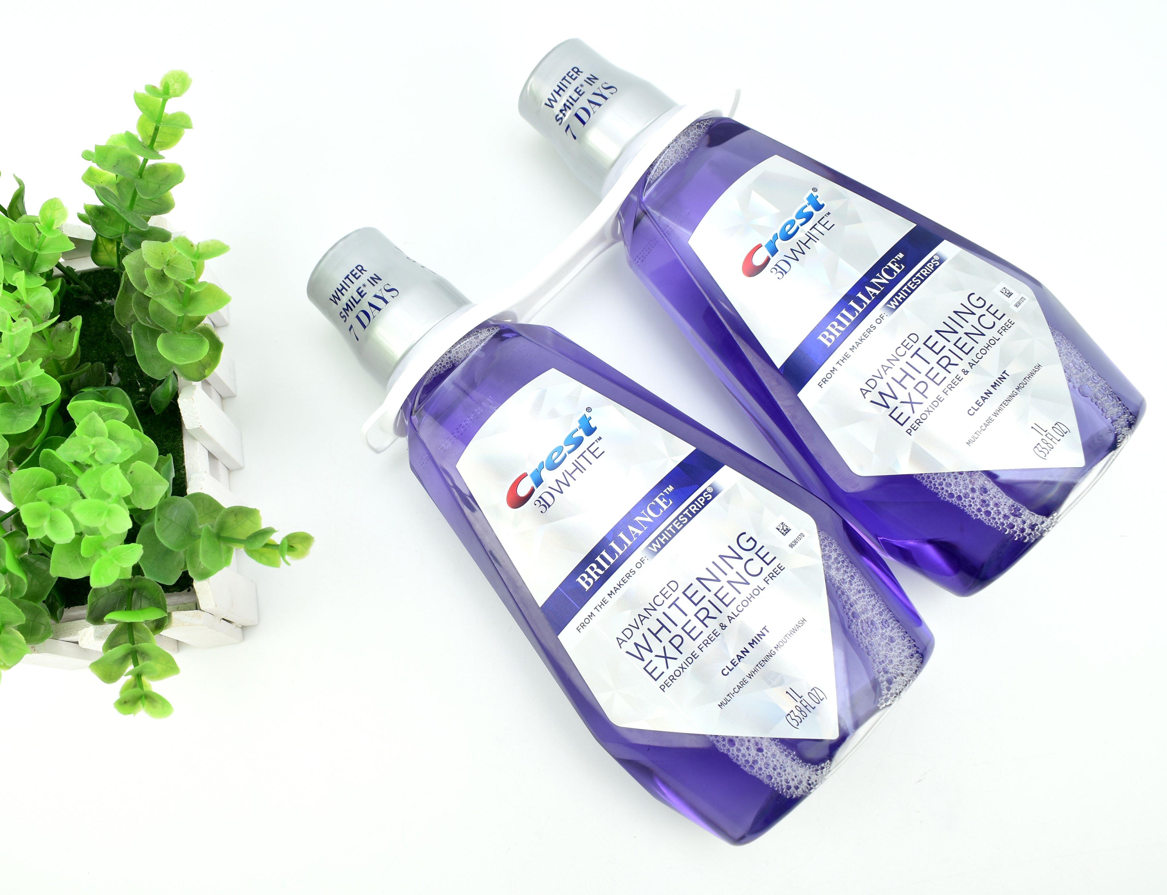 Nước Súc Miệng Crest 3D White Brilliance Whitening Experience 1L