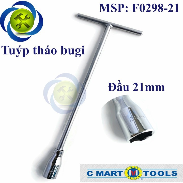 Tuýp tháo bugi 21mm c-mart f0298-21 dài 370mm