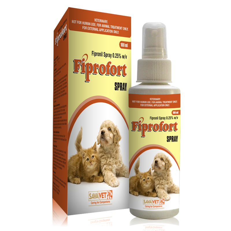Chai xịt Fiprofort Spray diệt ve, chấy, rận cho chó, mèo