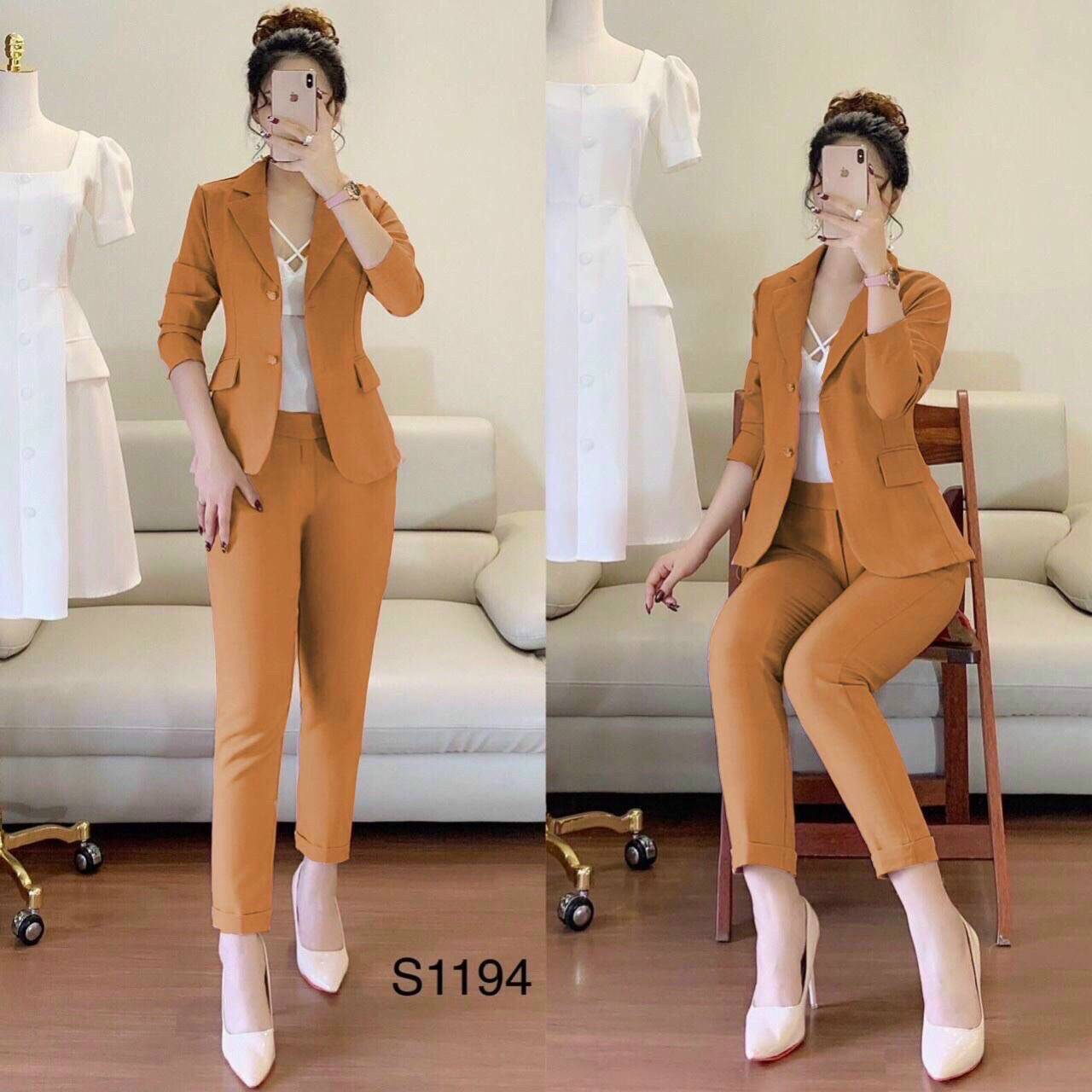 SÉT BỘ 3 MÓN NỮ ÁO VETS QUÁ ĐẸP