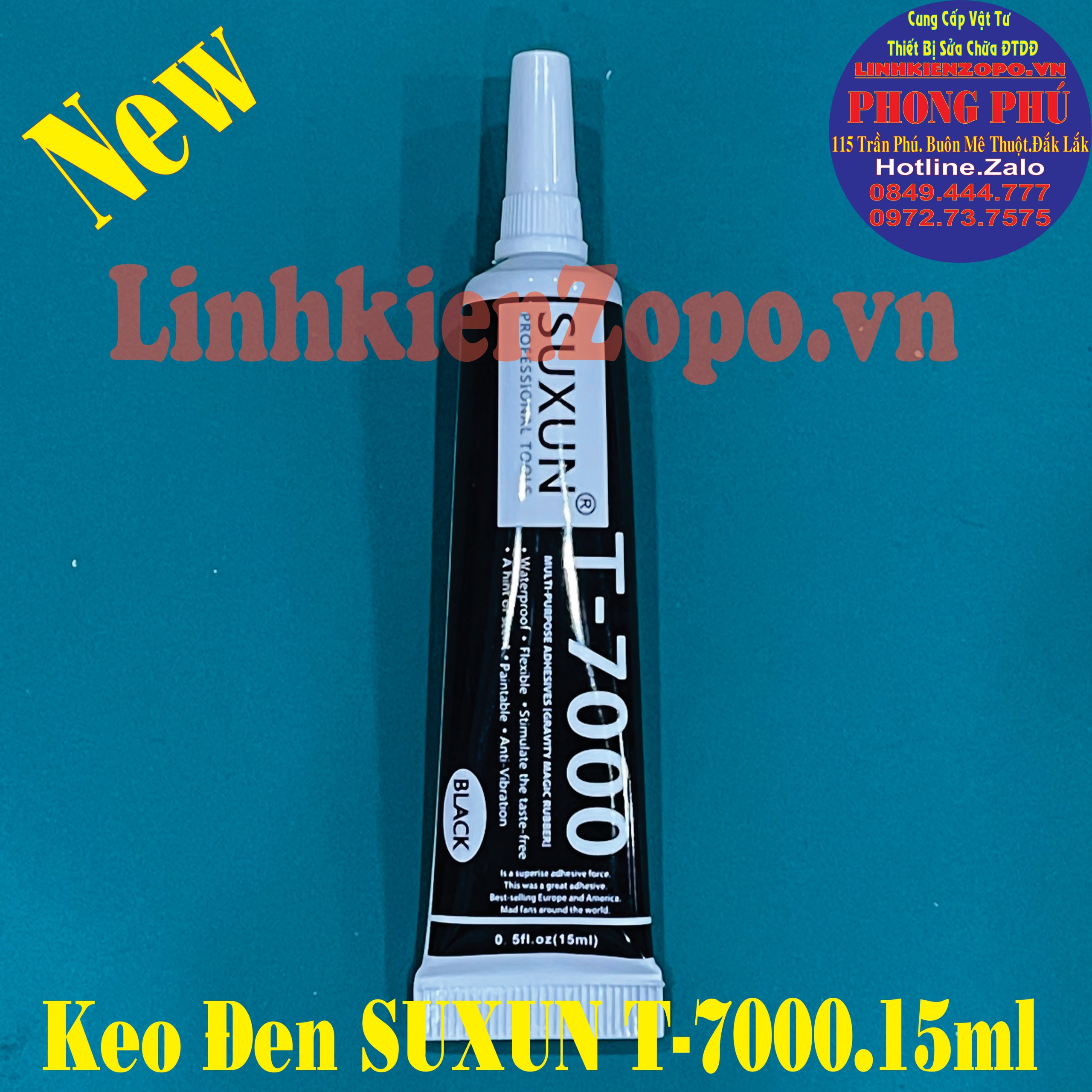 Keo dán T-7000 SuXun ( loại Đen) 15ml