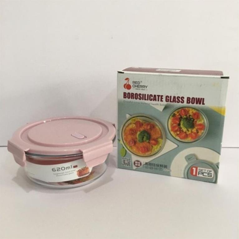 Hộp Cơm Thủy Tinh Tròn 400ml