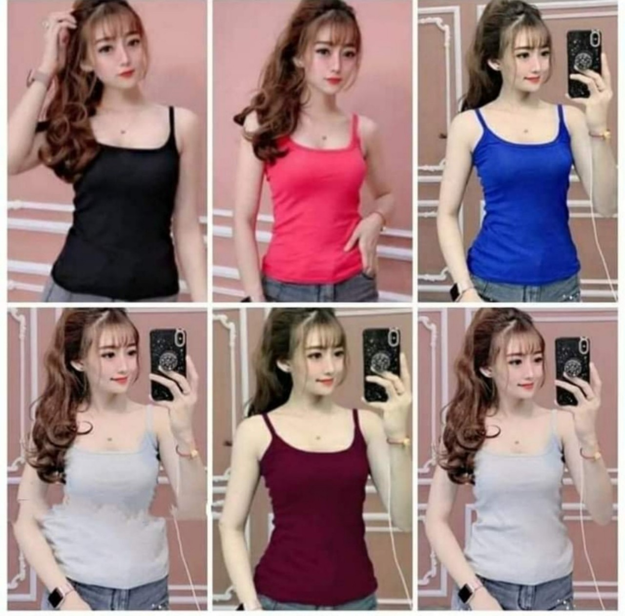 Áo thun 2 dây nữ rẻ đẹp