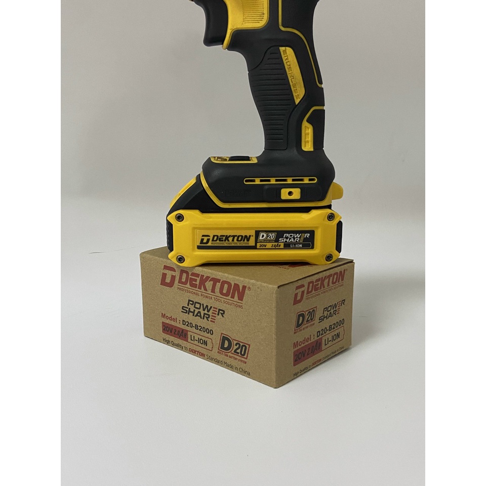 Hệ sinh pin Dekton D20 (Chân pin dewalt)