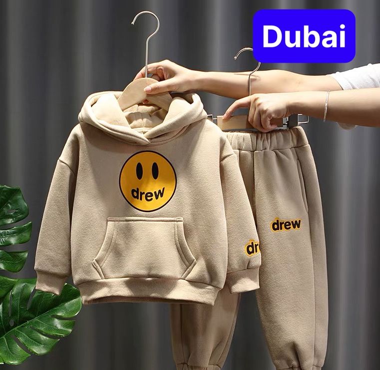SÉT ĐỒ BỘ NỈ DÀY DA CÁ HODDIE QUẦN ÁO TRẺ EM , BÉ TRAI BÉ GÁI THU ĐÔNG UNISEX CHO BÉ TỪ 1 TUỔI ĐẾN 6 TUỔI CAO CẤP DỄ THƯƠNG ELSA HOT TREND - DUBAI FASHION