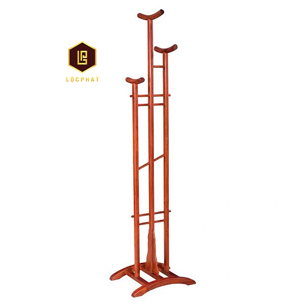 Móc Treo Quần Áo Gỗ Gõ Đỏ cao cấp - MQA004