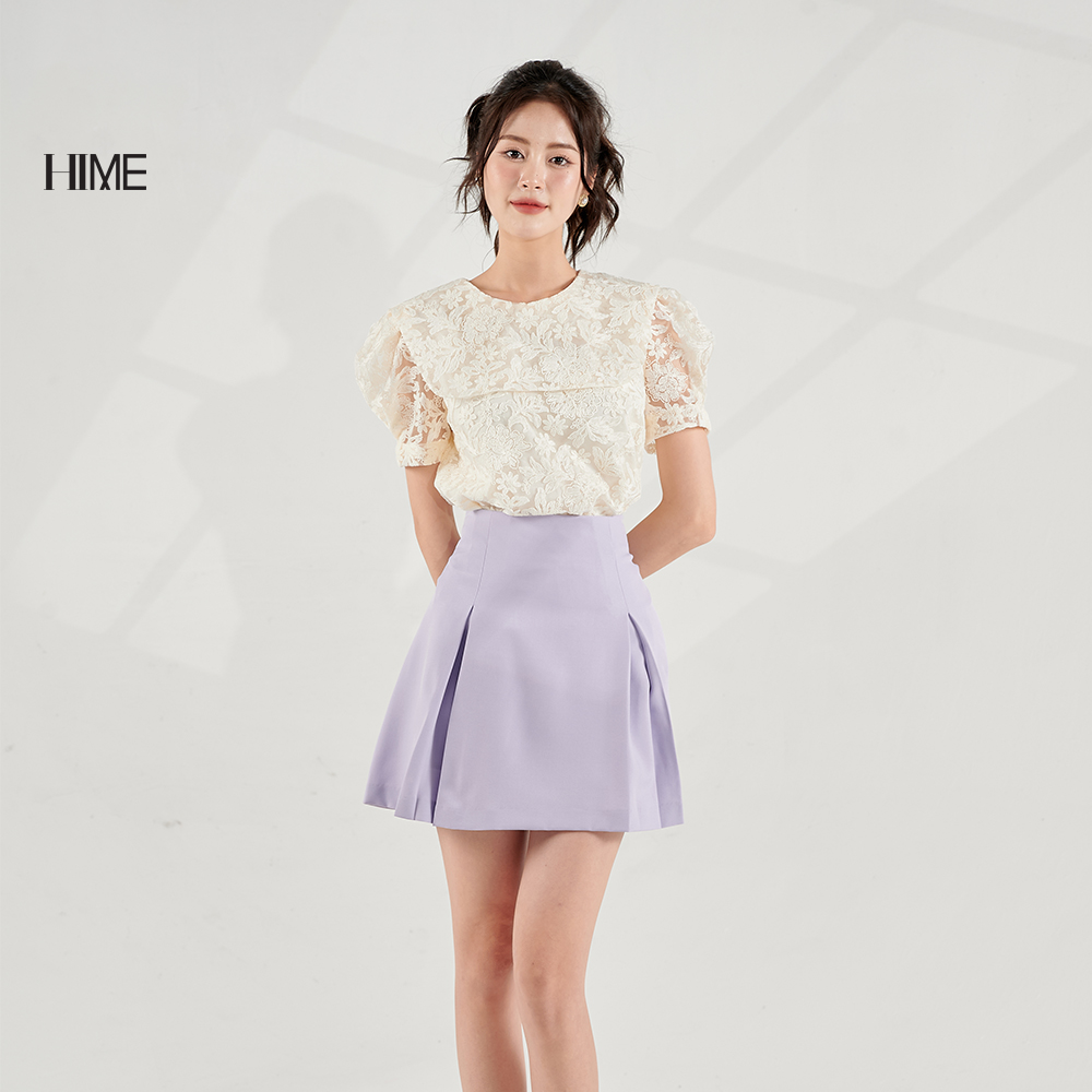 Chân váy xếp li trơn hime h083bf2c0223
