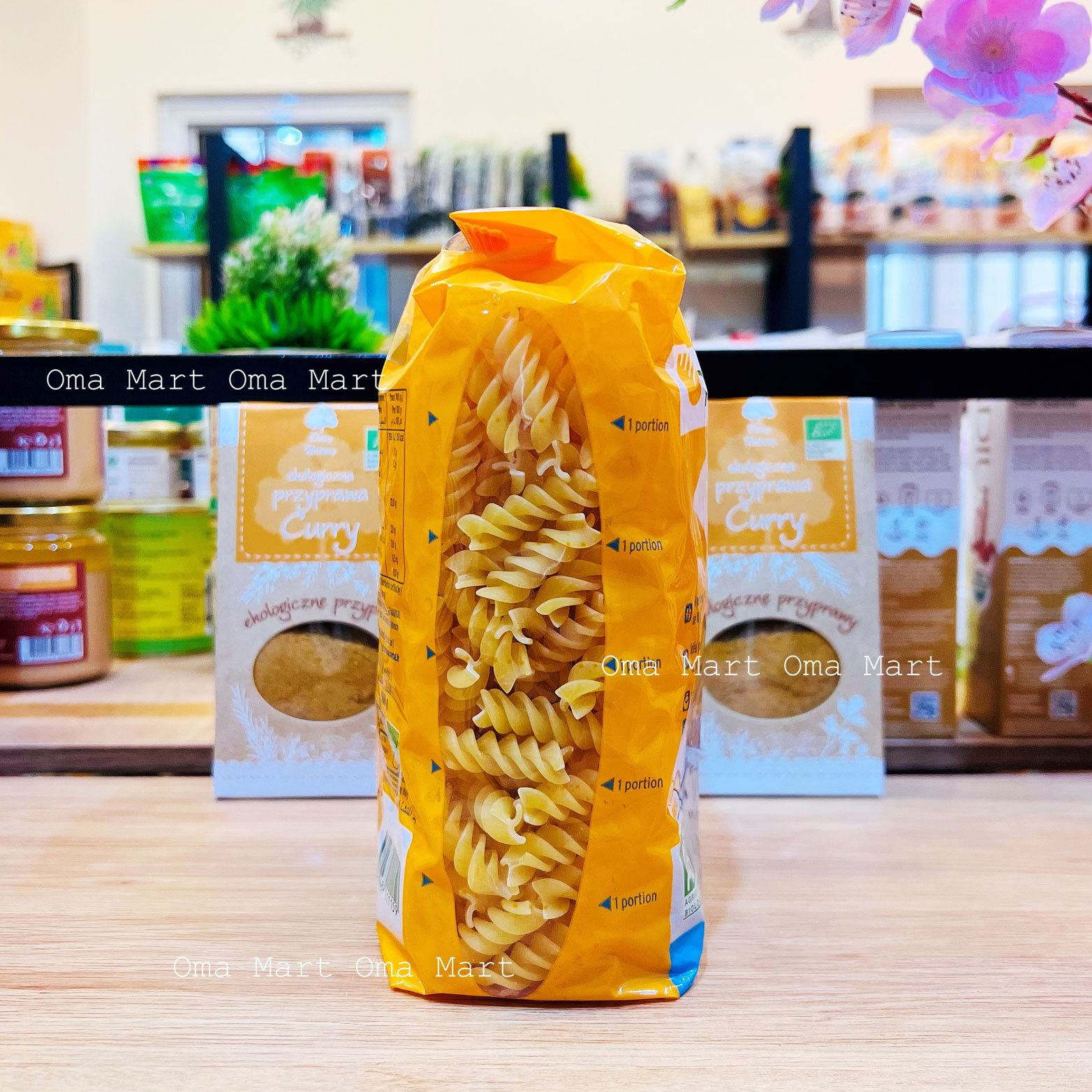 Nui xoắn trắng hữu cơ Markal 500g
