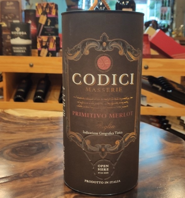 Vang Bịch Ý Codici Masserie Primitivo Merlot 3L Nhập Khẩu
