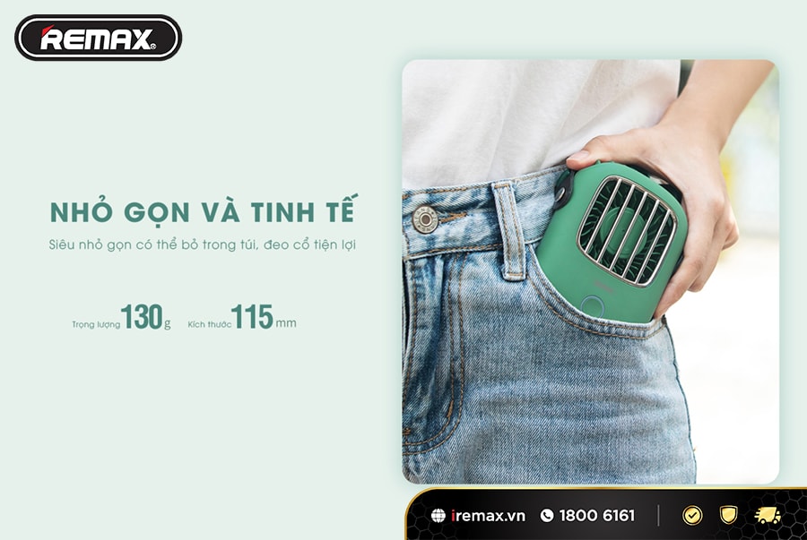 Quạt đeo cổ Remax F36