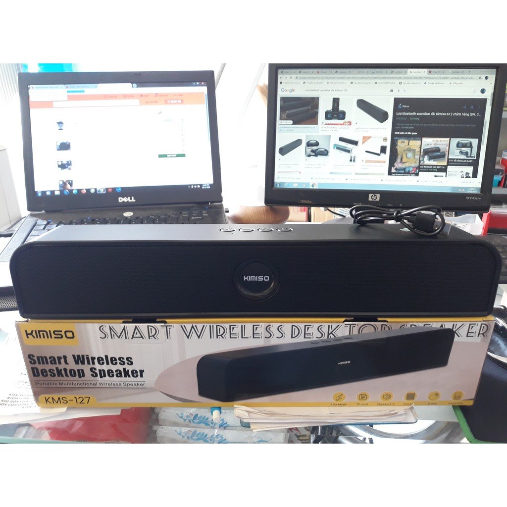 Loa Bluetooth Soundbar Dài Kimiso KMS-127 bass trầm ấm bảo hành 12 tháng