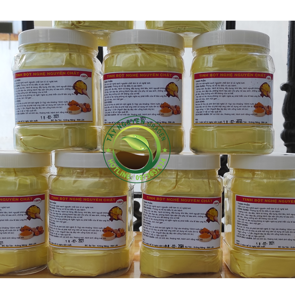 1kg  Tinh nghệ nguyên chất Đắl Lắk - Tinh bột nghệ nhà làm