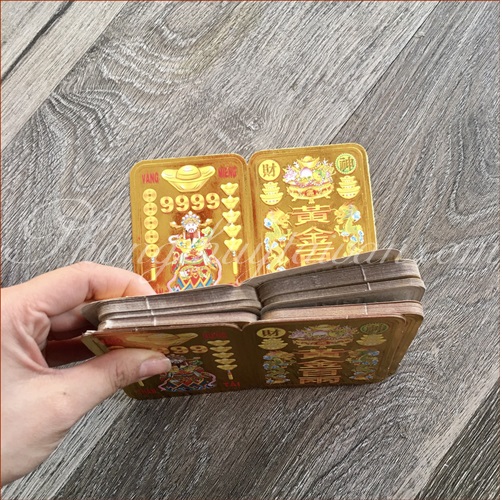 Tiền vàng cúng THẦN TÀI thẻ An Phương (Gói 20 thẻ) - cúng thần tài, khai trương, ....