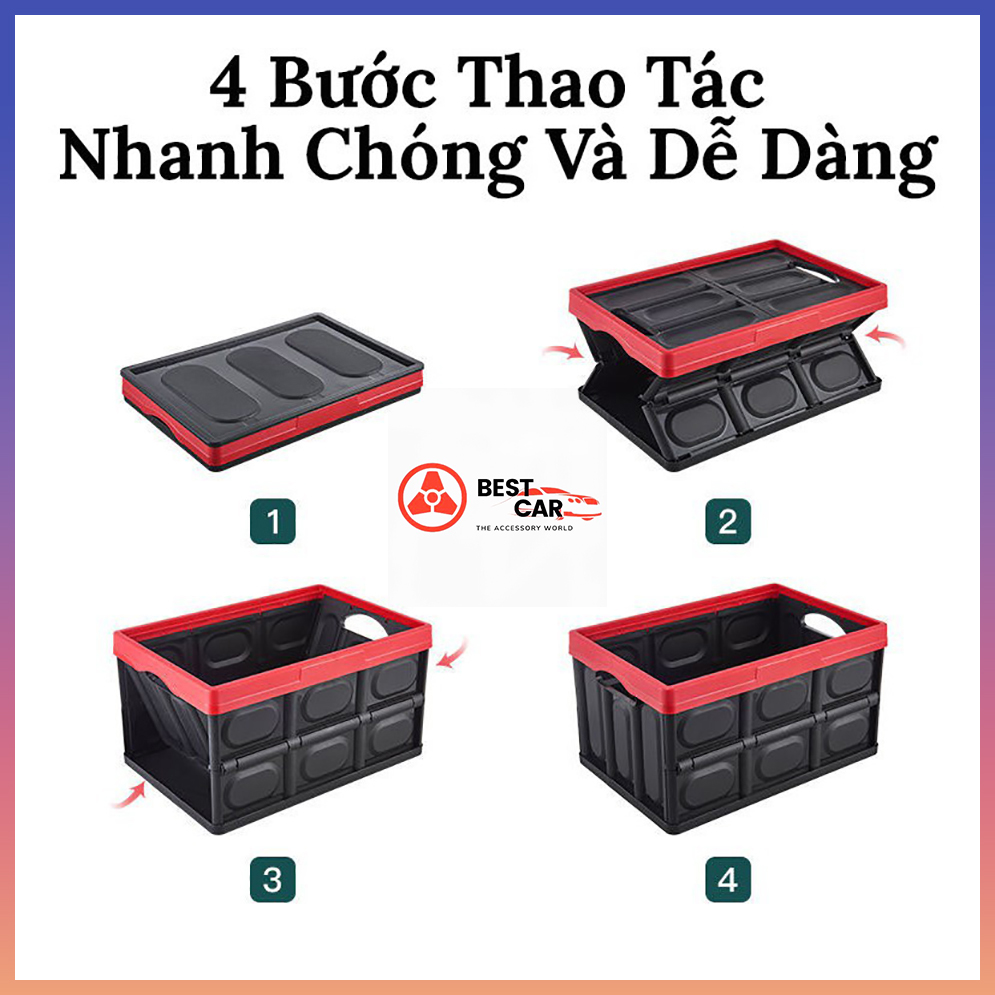 Thùng Đựng Đồ Cốp Sau Ô Tô – Thùng Đựng Đồ Gấp Gọn