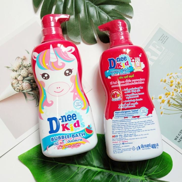 [HCM]Sữa tắm gội cho bé Dnee kids Thái Lan 400ml [ Đỏ ]