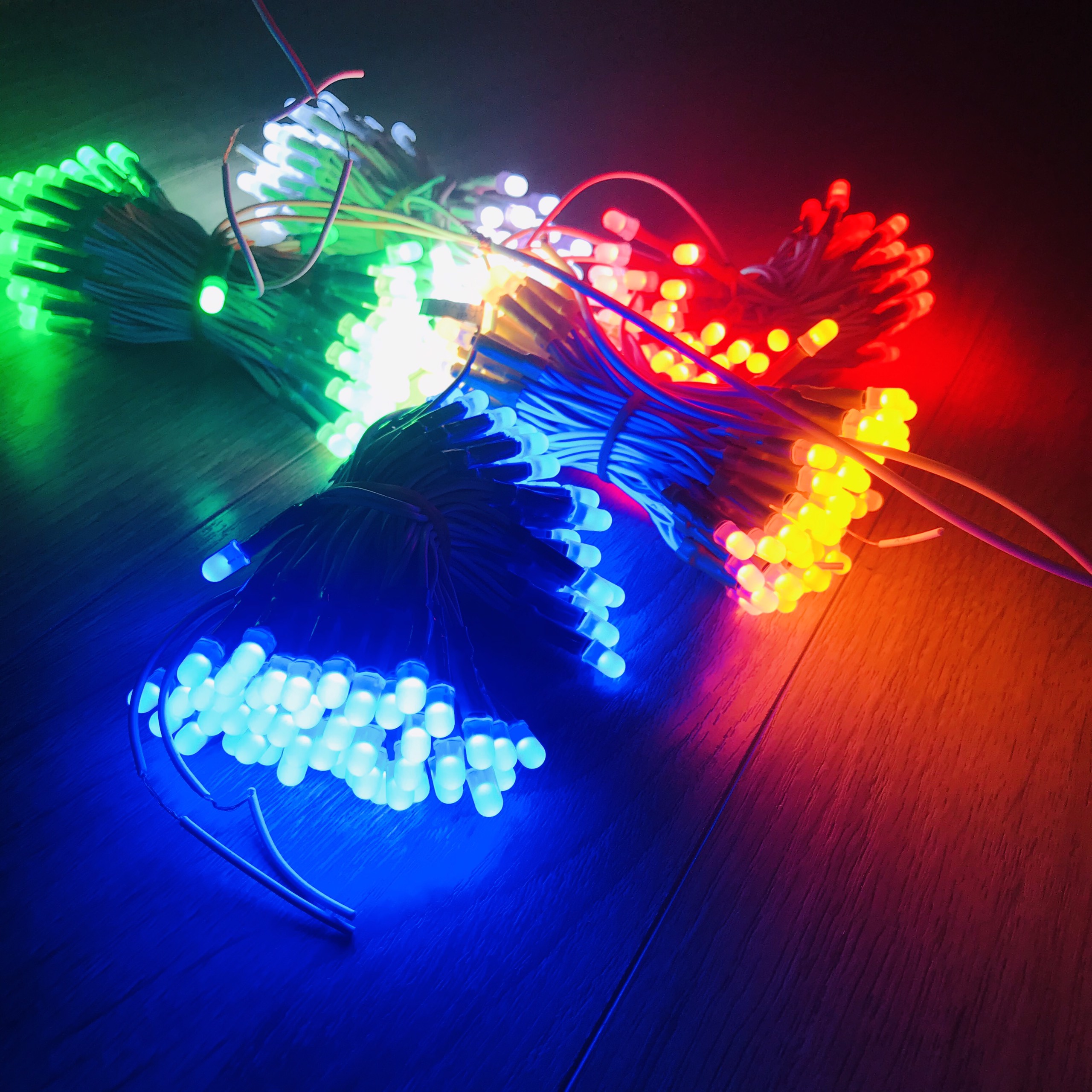 Led liền dây 5v trang trí (dây 100 bóng) Làm biển quảng cáo